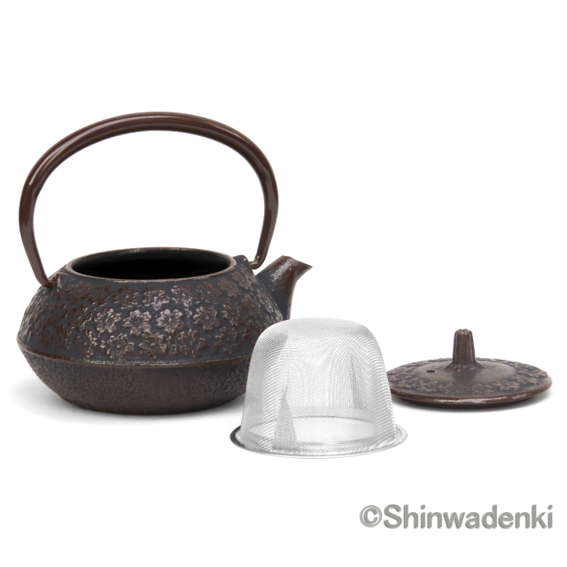 南部鉄器 ティーポット 急須 桜丸形