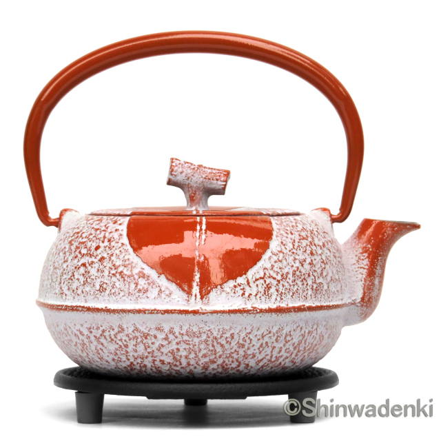 南部鉄器 ティーポット 急須 木の葉