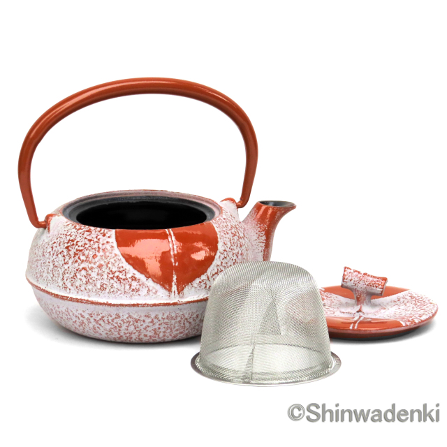 南部鉄器 ティーポット 急須 木の葉