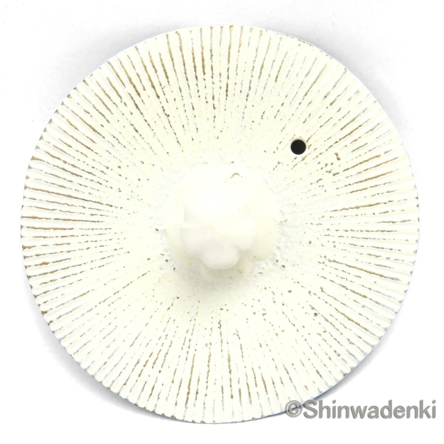 急須 平丸千筋 金白