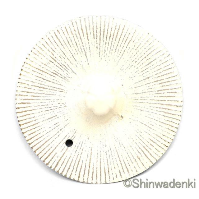 南部鉄器 急須 平丸千筋 金白