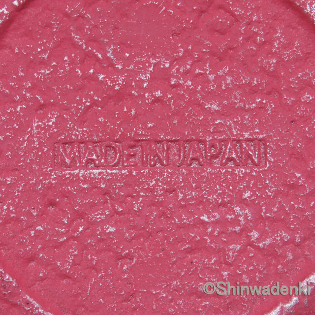 南部鉄器 急須 平丸千筋 銀ピンク