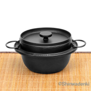 南部鉄器 鉄鍋 ホーロー鍋 ごはん鍋3合炊