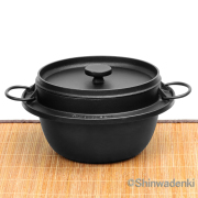 南部鉄器ホーロー鍋✴︎新品 南部鉄器 ごはん鍋 Shinwadenki