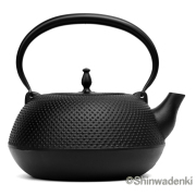 南部鉄器 鉄瓶 眞 黒 大