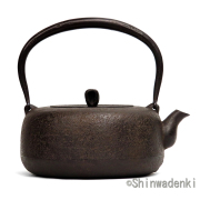 南部鉄器 鉄瓶 平丸小肌