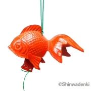 南部鉄器 泳ぐ魚風鈴 金魚