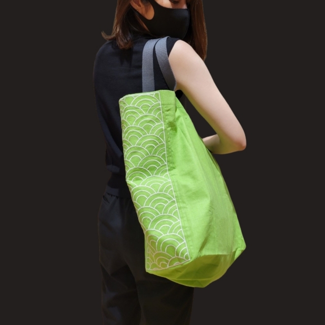 伝統柄青海波-SEIGAIHA- ショッピングバッグ