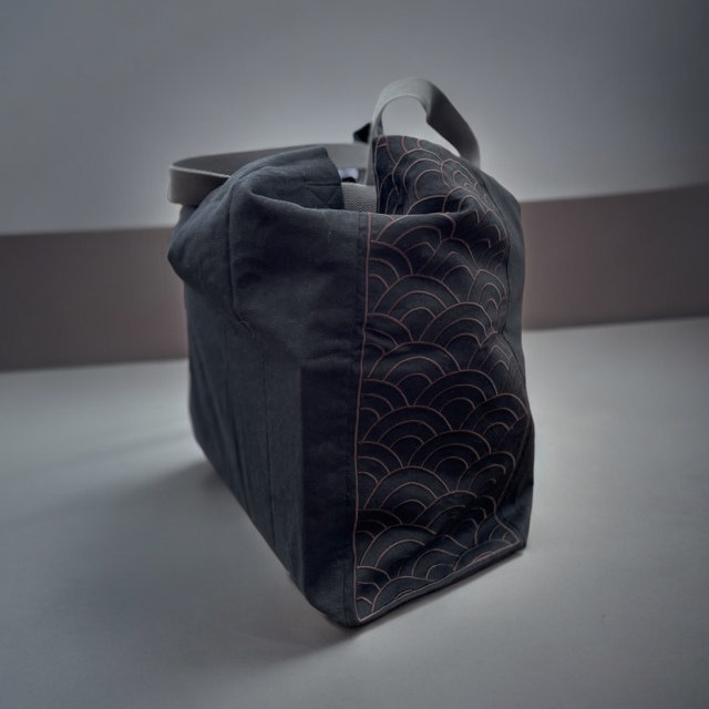 伝統柄青海波-SEIGAIHA- ショッピングバッグ