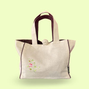 460 ミニトート（花刺繍）