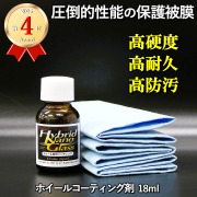 【ホイール専用硬化系ガラスコーティング剤】 輸入車・高級車などアルミホイールの保護に最適！高硬度 硬化被膜 ホイールコーティング