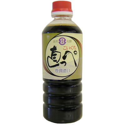 直っぺしょうゆ　濃口　500ml