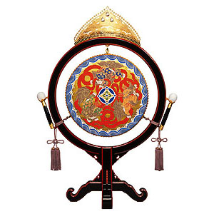 雅楽太鼓（朱面）