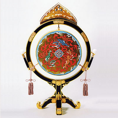 雅楽太鼓（金面飾り金具付き）
