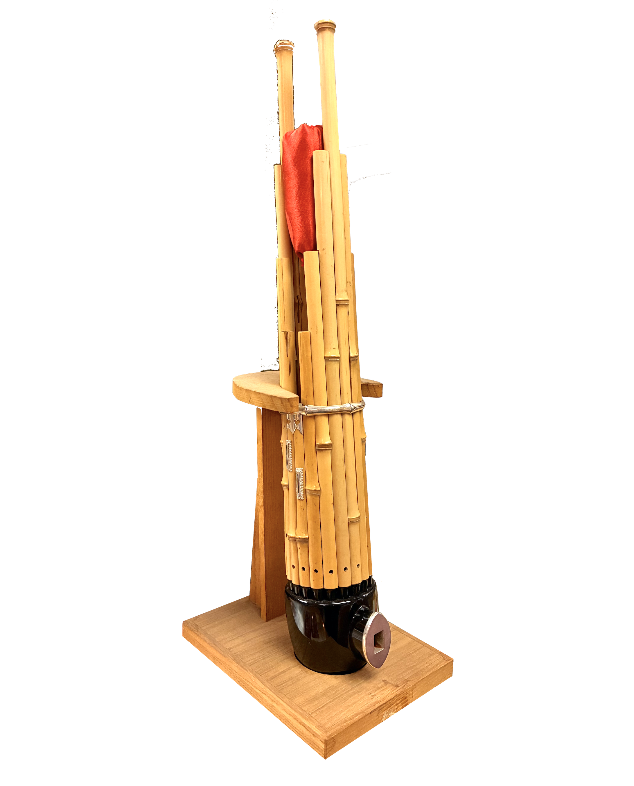 鳳笙本管　真竹　乱節