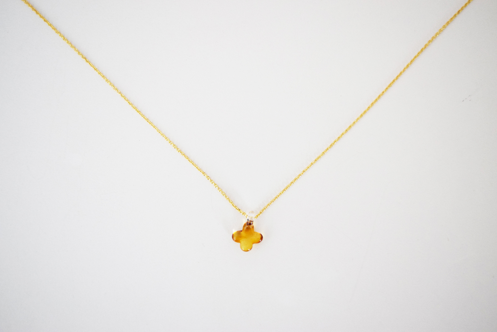 イイダ傘店 ネックレス キンモクセイ (アンバー)