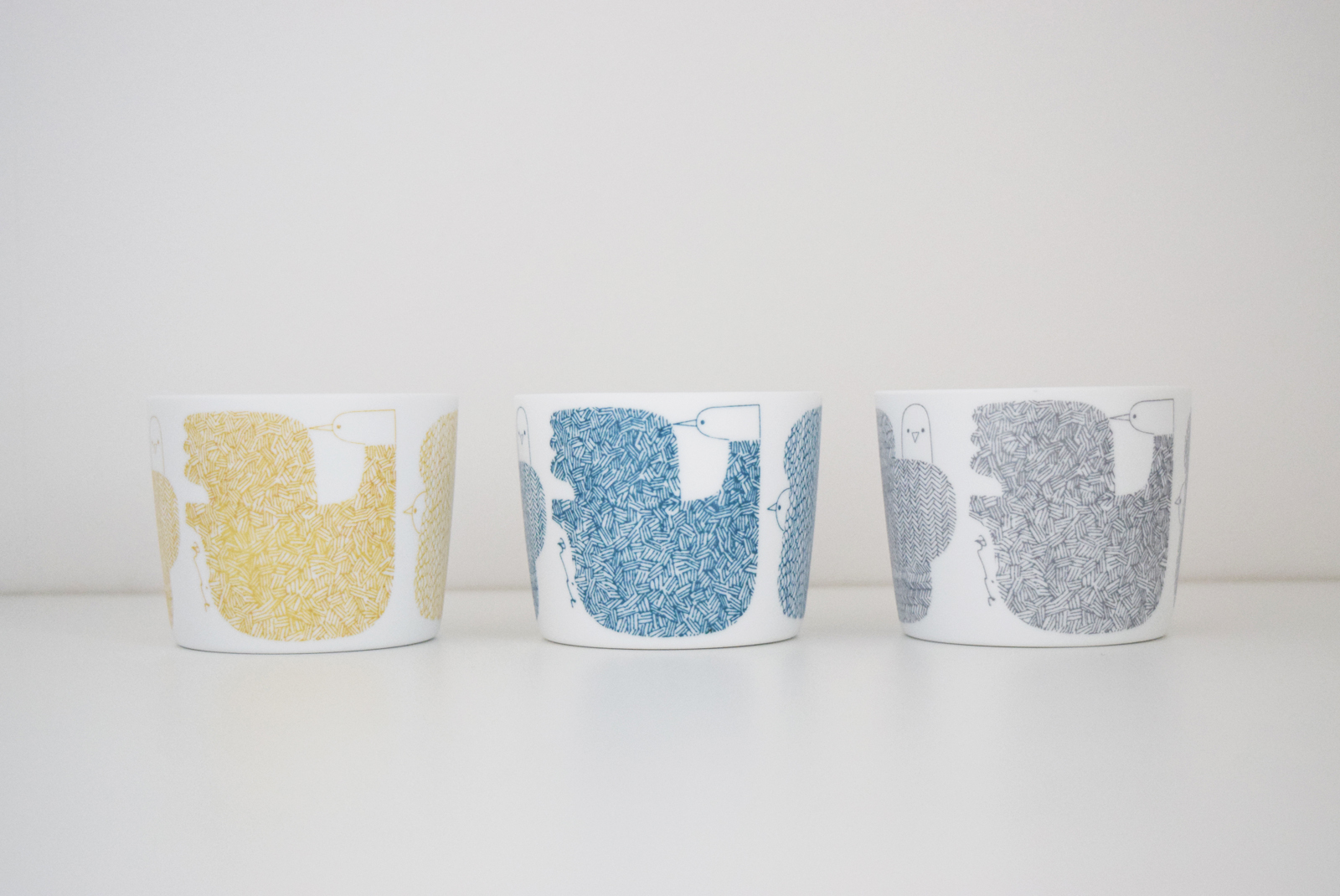 バーズワーズ[BIRDS'WORDS] PATTERNEDカップ-ならの実