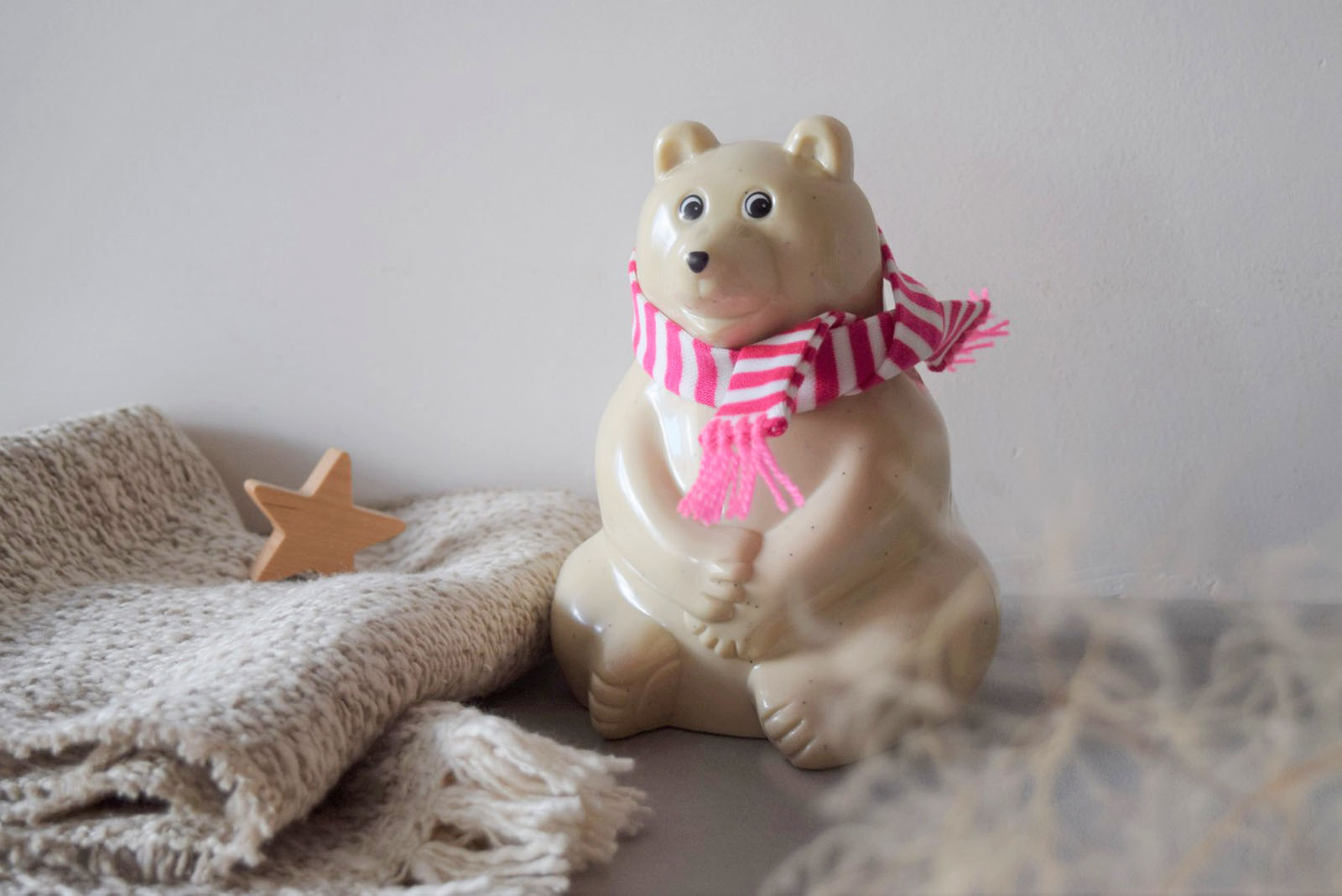 シロクマ貯金箱 ビオトープ[biotope]Polar Bear Money Box-ならの実