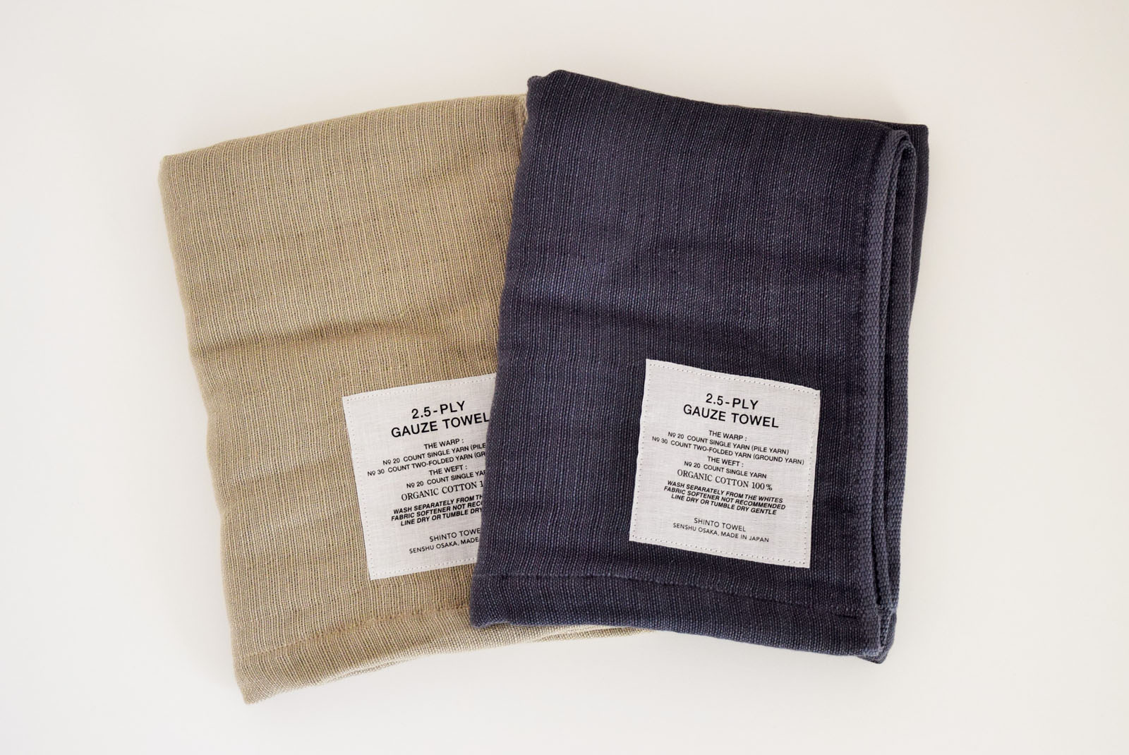 2.5-PLY　GAUZE TOWEL（M）