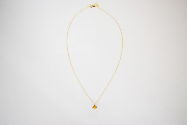 イイダ傘店 ネックレス キンモクセイ (アンバー)