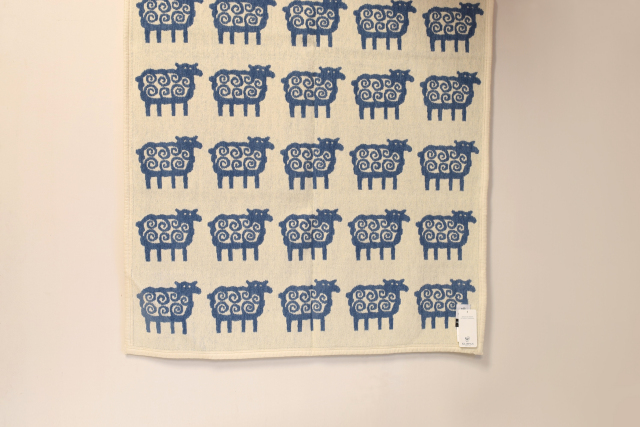 クリッパン[KLIPPAN] ライトコットンブランケット ヒツジ ハーフサイズ