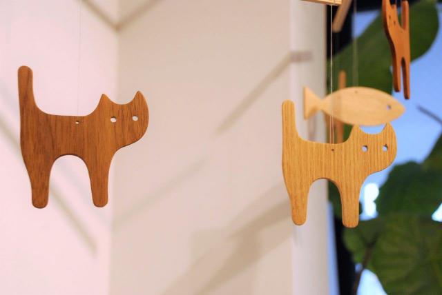 モビール　ねことさかな