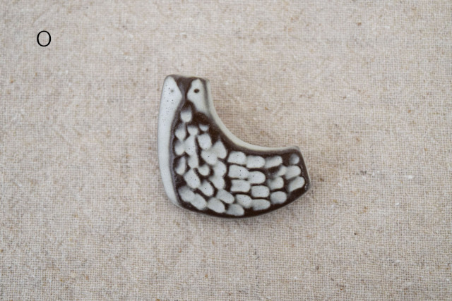 BIRD TILE BROOCH