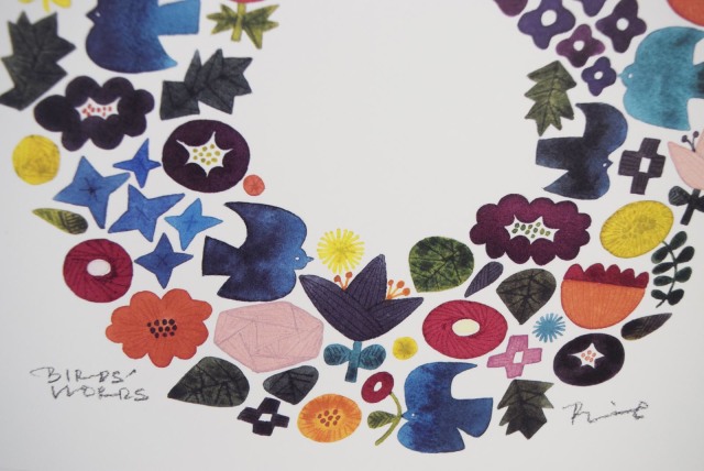 BIRDS'WORDSリースのポスター