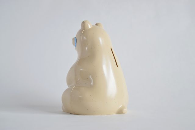 シロクマ貯金箱 ビオトープ[biotope]Polar Bear Money Box-ならの実