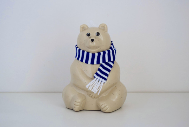 数量限定ビオトープ[biotope] Polar Bear Money Box/シロクマの貯金箱