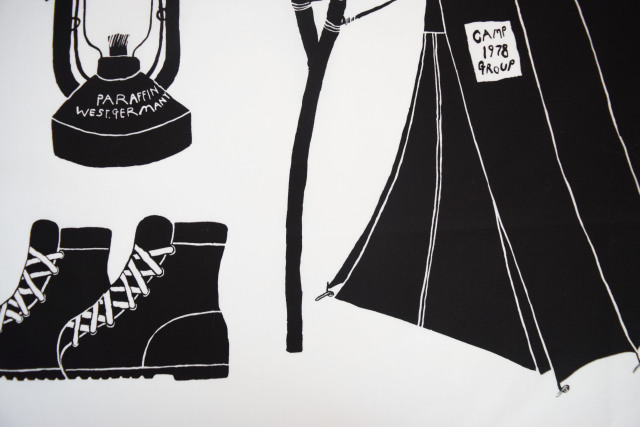 大きめのハンカチ　キャンプ