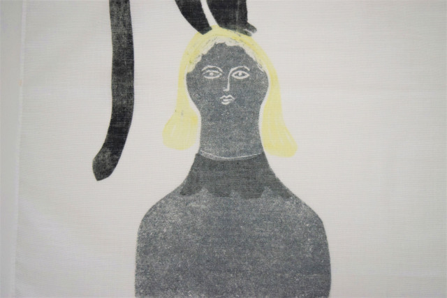 大きめのハンカチ　猫