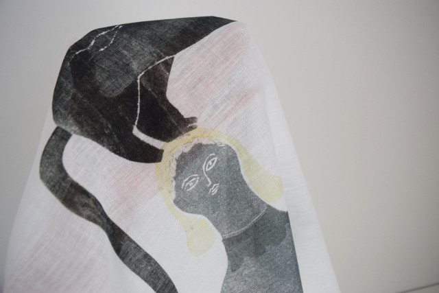 大きめのハンカチ　猫