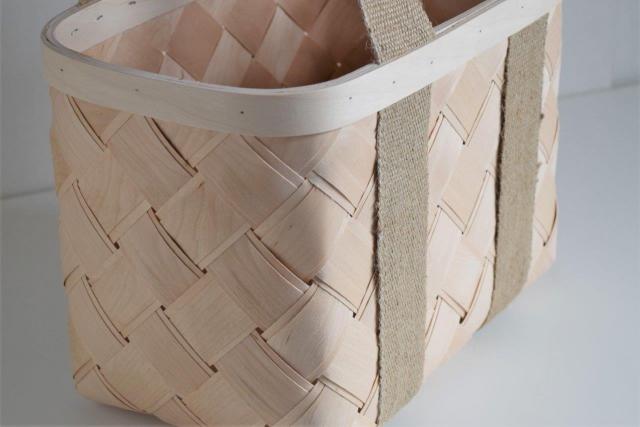 白樺のかごバッグ