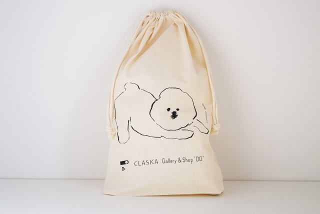 クラスカ Claska Mambo コットン巾着 L ならの実