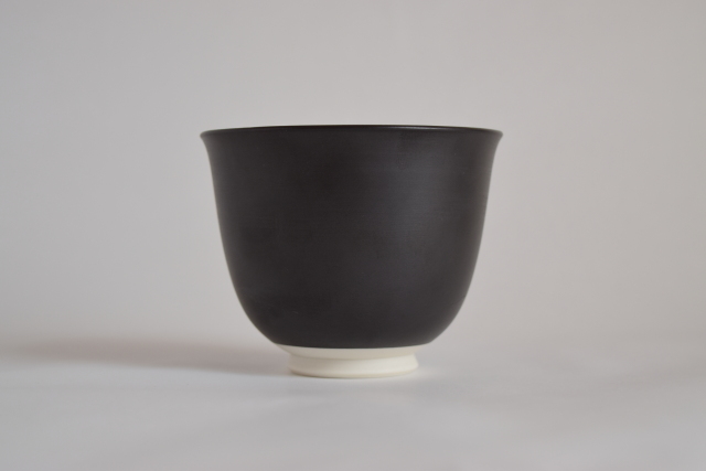 すすむ湯呑　大（黒）