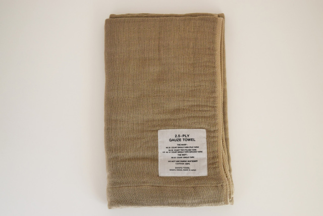 2.5-PLY　GAUZE TOWEL（L）