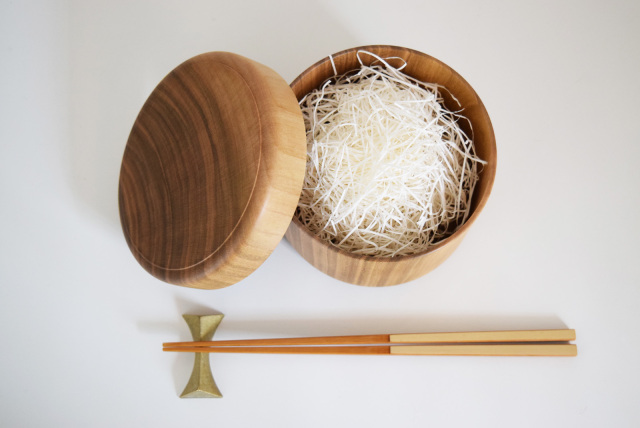 白鷺木工]パーソナルなおひつ-ならの実