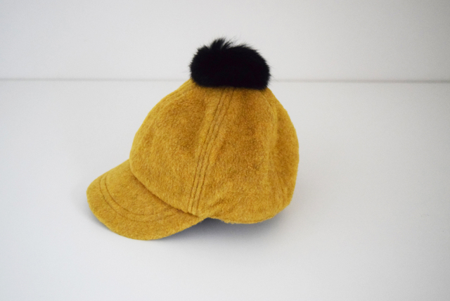 FLEECE POMPOM CAP S