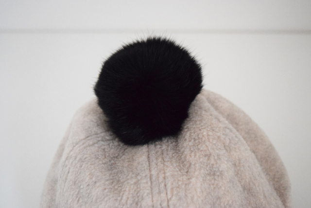 FLEECE POMPOM CAP S