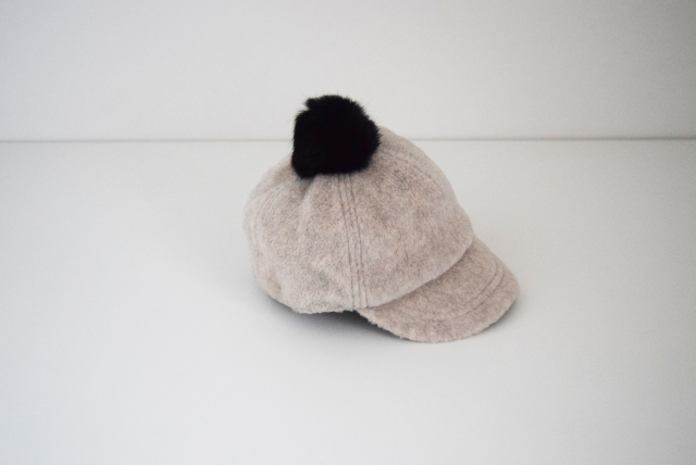 FLEECE POMPOM CAP M