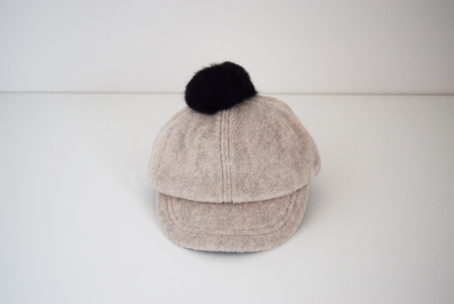 FLEECE POMPOM CAP M