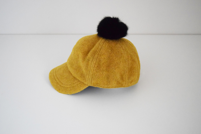 FLEECE POMPOM CAP M