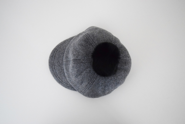 FLEECE POMPOM CAP M