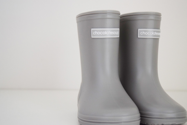 MIDDLE RAINBOOTS GRAY