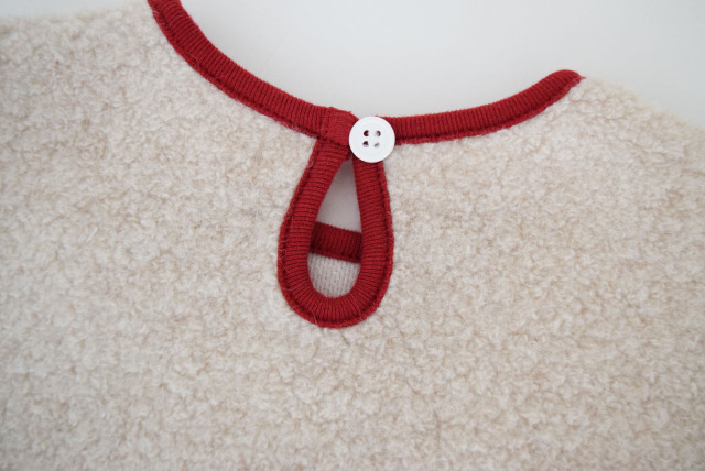 BABY WOOL APLON VEST