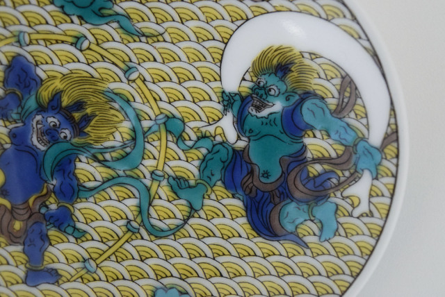青郊　豆皿