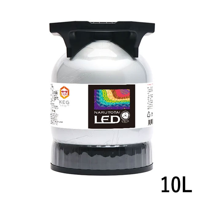 ＜業務用＞NARUTOTAI KEGDRAFT 鳴門鯛 LED 無濾過生原酒10L