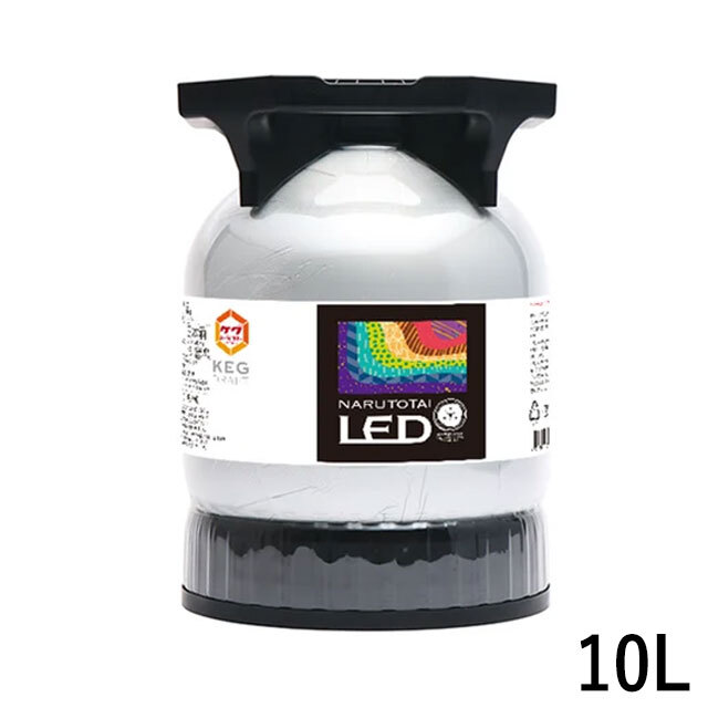 ＜業務用＞NARUTOTAI KEGDRAFT 鳴門鯛 LED 無濾過生原酒10L