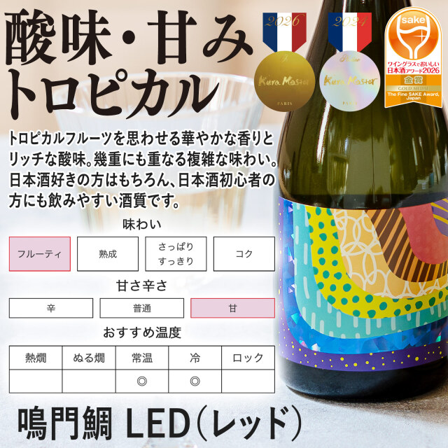 鳴門鯛の日本酒 飲み比べセット【送料無料】